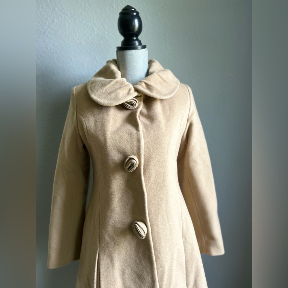 Tailored by Rothchild’s Women’s Petite Sz 16 Beige/Brown Peacoat